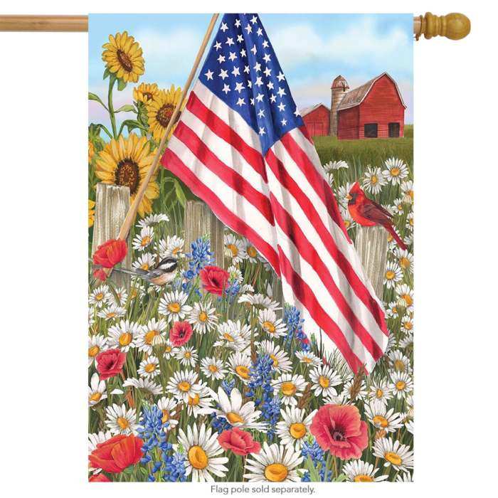 Briarwood America the Beautiful House Flag
